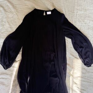 Wilfred Black Pleated Top